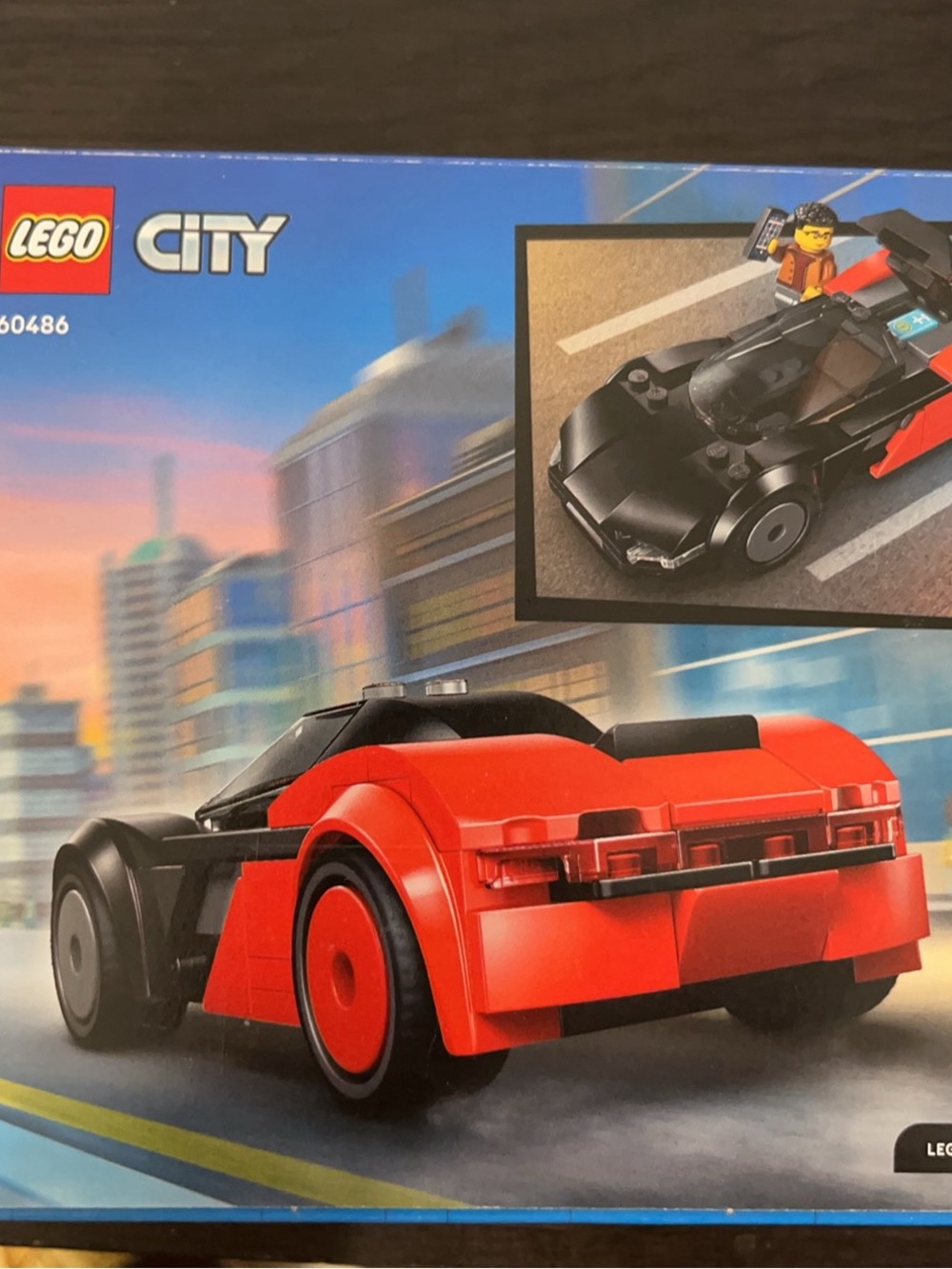 LEGO City Red and Black Sports Coupe